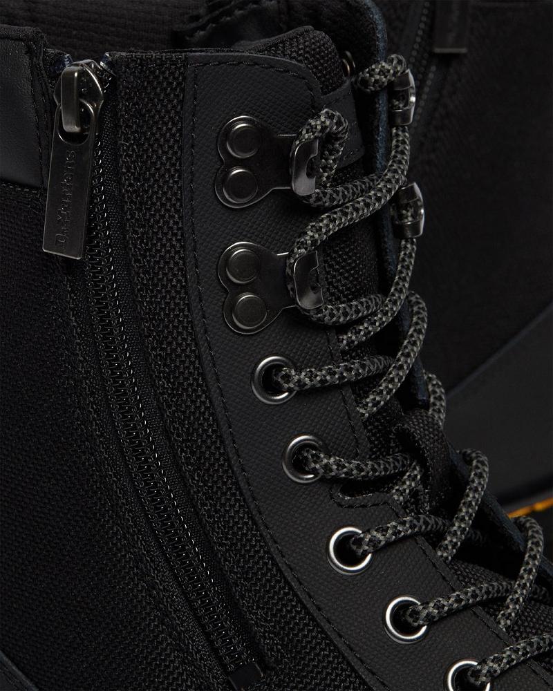 Dr Martens Combs Zip Enkellaars Dames Zwart | NL 706OKI